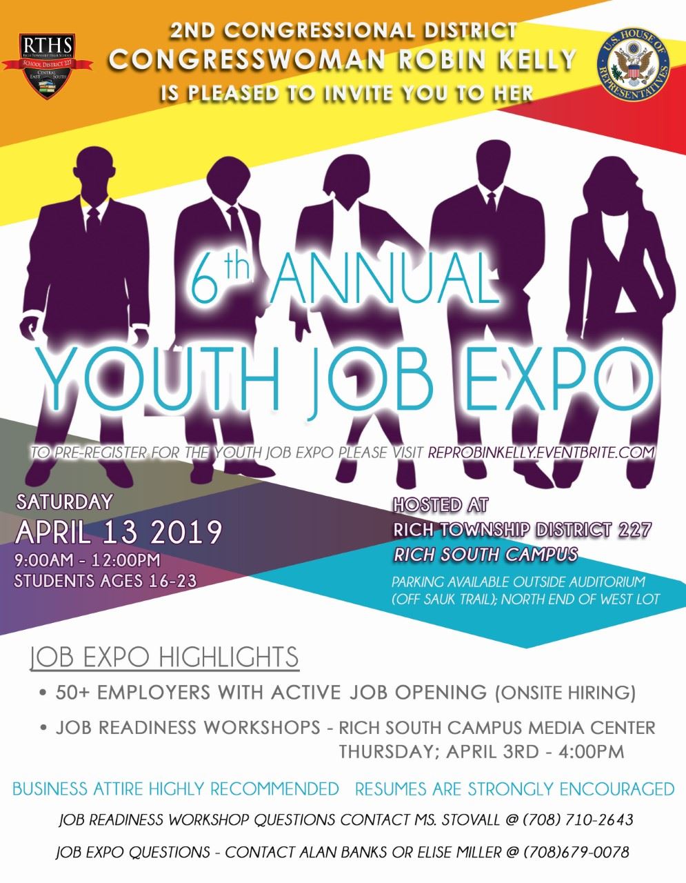 Youth Job Expo Flyer 2019