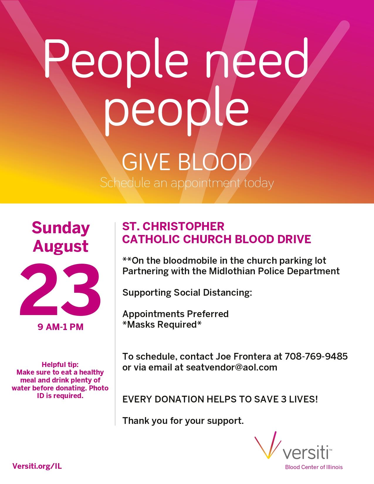 St. Christopher flyer